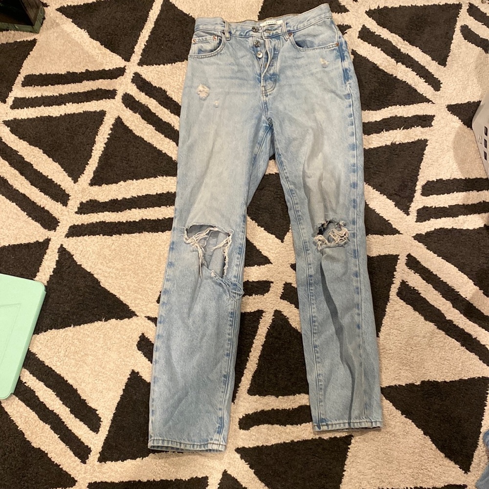 Pacsun dad jeans fits a little small